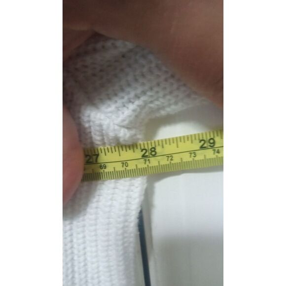 Lane Bryant Women's White with Embroidered Balloon Bell Sleeve Sweater 2… - Picture 7 of 7